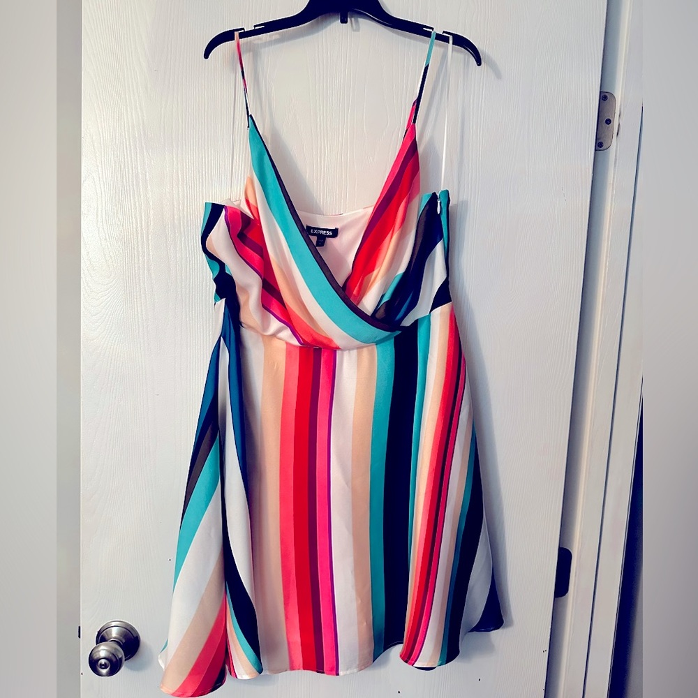 Express silk dress, size large
